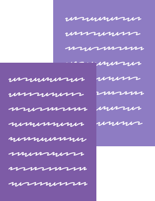 An illustration of purple pages with white scribbles.